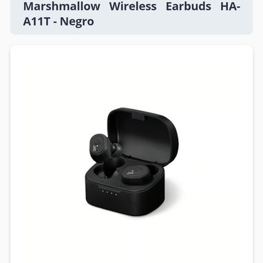 Audífonos en blanco y negro, inalámbricos JVC por bluetooth con 26 h de duración con funda de carga - Img 106780051