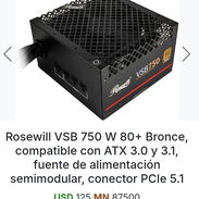 Fuente para PC(están bien caras las fuentes hoy en día está menos mal que vale 125 viva Jesucristo) - Img 57274778