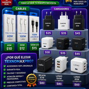 🔥 MEJORES CARGADORES Y CABLES 2026 🔥 💎 Nuevos • Sellados • Con garantía 📲 56545958 - Img 54459498