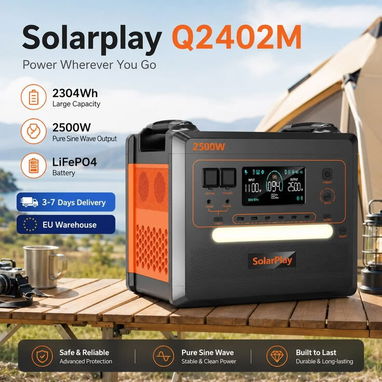 Estación de energia Solar Play 2400 Wat - 2/2