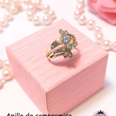 Variedad de anillos de compromiso de oro 10k originales calidad garantizada - Img 122808581