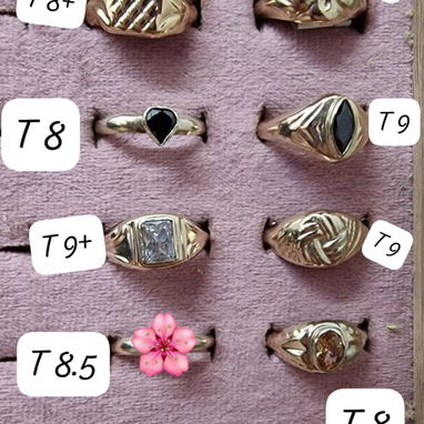 Anillos sencillos de oro 10k originales calidad garantizada - 2/10