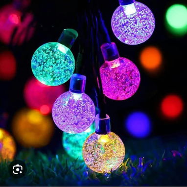 💜Guirnalda de luces Mide 9 metros de largo Precio:22usd - 3/3