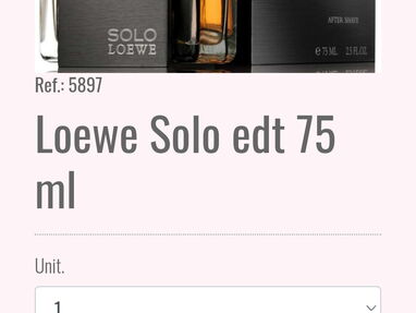 Vendo perfume edt  Solo de Loewe. Original y sellado. - Img 65770376