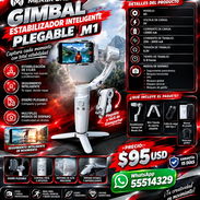 GIMBAL ESTABILIZADOR INTELIGENTE PLEGABLE M1, FACTURA Y GARANTÍA. VARIEDAD DE ARTÍCULOS DE TECNOLOGÍA, ETC - Img 57974959
