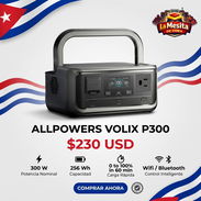 Estacion ALL-POWERS VOLIX P300 , 🦾Potencia 300 W , 🔋Capacidad 256 Wh , ⚡🕒Carga Rapida de 0 a 100% en 60 min - Img 58111962