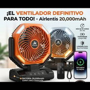 Ventilador RECARGABLE De 20 MIL AMPERES CAMPING FAN - Img 57771893