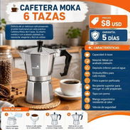 ‼️CAFETERA MOKA 6 TAZAS‼️ - Img 57218524