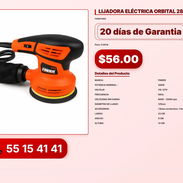 LIJADORA ELÉCTRICA ORBITAL 280W 125MM VPT-0180 - Img 56216124