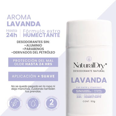 Desodorante Natural en Barra Lavanda - Img 117360238