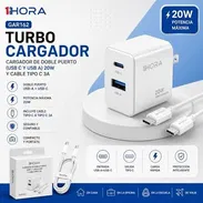 Cargador rápido para iPhone de 2 puertos y 20 W $4500 - Img 57837980