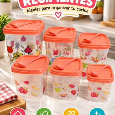 Set de 6 pozuelos con cucharitas en 4200 cup - 2/2
