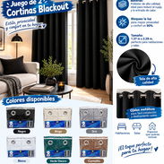 Juego de cortina blackout Royale (CV) - Img 54146763