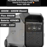 Ecoflow delta pro 3, 4000w, pico de 8000w, 110v y 220v - Img 57413562
