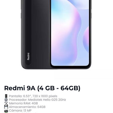 ⭐ Redmi 9A (4GB – 64GB) - 2/2