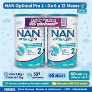 Leche Nan, fórmula infantil. Etapa 2 de 6 a 12 meses - Img 56924568