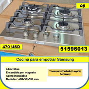 QB-712-Cocina para empotrar Samsung....470 USD...51596013...Transporte lugares cercanos - Img 56277518