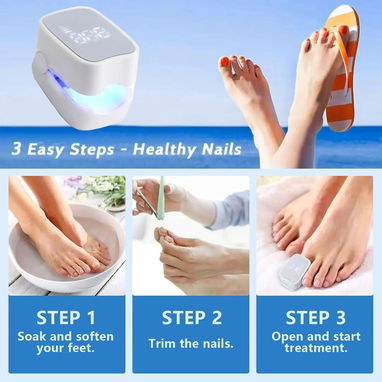 Dispositivo LED/UV para Hongos en Uñas 🦶 Tratamiento Portátil – USB Recargable, Sesiones 7 Min, Mejora Estética en Mano - Img 123060250