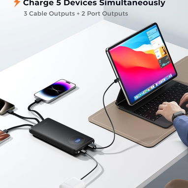 🔋 Power Bank JOYFAR 10,000mAh 22.5W | Cables Integrados | Carga Rápida | EnvĂo Disponible* + GarantĂa** - Img 111385146