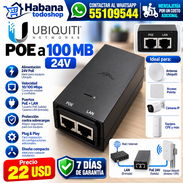 POE a 100 MB ubiquiti 24v NUEVOS!!! - Img 56385023