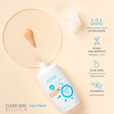 Solor Clear Skin Color 50 mL SPF 50+ - Img 116411442