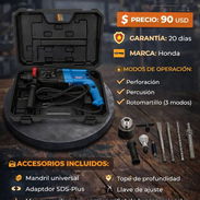 🔨⚡ TALADRO ROTOMARTILLO HONDA 26MM SDS-PLUS 1300W ⚡🔨 - Img 56176392
