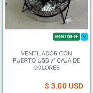 Ventilador con puerto USB 7 caja de colores - Img 55410317