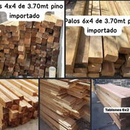 Tablas de 13,15cm x3.50a 4 metros Palos 5x2 y 6x2 y 4x4 - Img 51657838