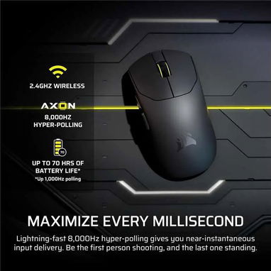 Mouse Corsair Sabre v2 PRO Ultralight Wireless Black - 5/10