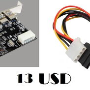 Tarjeta PCI de 4 USB 3.0 nuevas, incluye cable de alimentacion ---- 54268875 -- Tengo mensajeria - Img 45597613