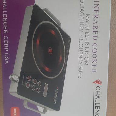 Venta de Cocinas Infrarrojo Challenger de 3500 watt con mensajeria incluida en la Habana por solo 35 usd en efectivo - 3/4