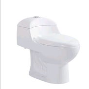 Taza monolítica descarga al piso incluye herrajes tapa sanitaria y anillo de cera - Img 58022194