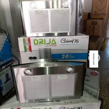 Campanas extractores de grasas y olores de 76 y 90 cm con cristal curvo y luces led - Img 124122883