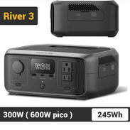 EcoFlow River 3 con 245Wh, 300W - Pico 600W, Carga Rápida y Batería LiFePO Estación de Energía Portátil - Img 55610626