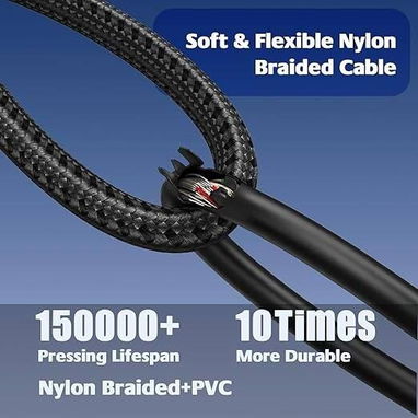 🎤 Cable XLR Macho a 6.35 mm (1/4”) TRS – Paquete de 2 - Img 126337509