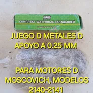 JUEGO METALES APOYO 0.25 mmMOTOR MOSCOVICH - Img 54957605