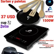 Juego de cocina de inducción con salten y paletas - Img 54680110