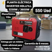 PLANTA ELÉCTRICA SILENCIOSA\INVERTER HOLLFILL 3250W / 3600W, Garantía de 6 meses, Entrega por costo adicional Habana - Img 52422937