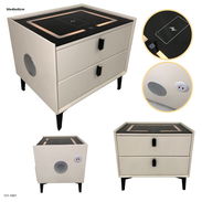 Mesita de noche con bluetooth y puertos - Img 58271295