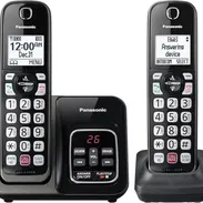 Teléfono inalámbrico Panasonic con contestador automático, bloqueo de llamadas avanzado, identificador de llamadas bilin - Img 55752850