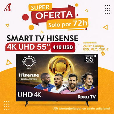 Smart TV Full HD con aplicaciones, cajita y soporte a la pared - Img 111208177
