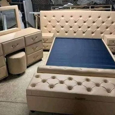 Colchones y camas tapizadas, listo para entregar llamar al 52422734 o whatsap transporte incluido - Img 98857957