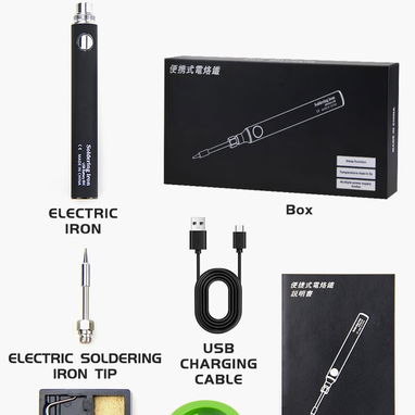 soldador de batería autoalimentado con carga USB tipo C - Img 100606373