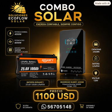 Kits solares 2560WH - 3/4