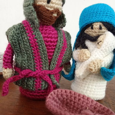 Nacimientos y adornos navideños a crochet. Personalizados y por encargo - 6/10