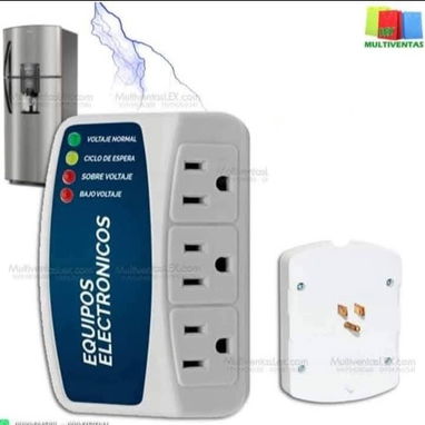 PROTECTOR DE VOLTAJE PARA EQUIPOS DE BAJO.CONSUMO.CMMO TV ,CAJITA Y VENTILADOR - Img 126389526