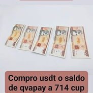 Saco transferencia al 40% y compro usdt o saldo de qvapay a 714 - Img 57752107