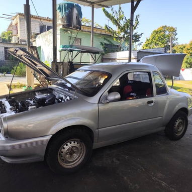 Se vende Renault modificado con mecánica completa de Nissan Sentra B13 - 8 válvulas. - Img 125182339