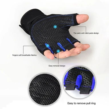 Guantes, guantillas, correa. Accesorios para gym. ¡El mejor regalo para esta navidad! - Img 95774986