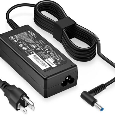 Cargador compatible con computadora portátil HP HIBBO 65W 45W Adaptador de energía punta azul inteligente 53274327 - Img 123126404